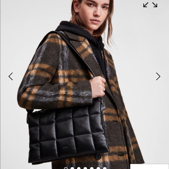 All Saints Handbags - Allsaints Sheringham Quilted Leather Shoulder Bag